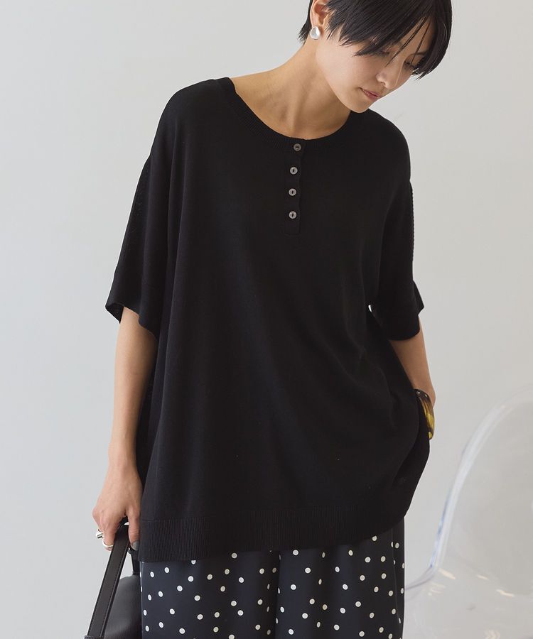 AMERICAN HOLIC「【前後2WAY・接触冷感】ポンチョニット」|ニット・セーター|