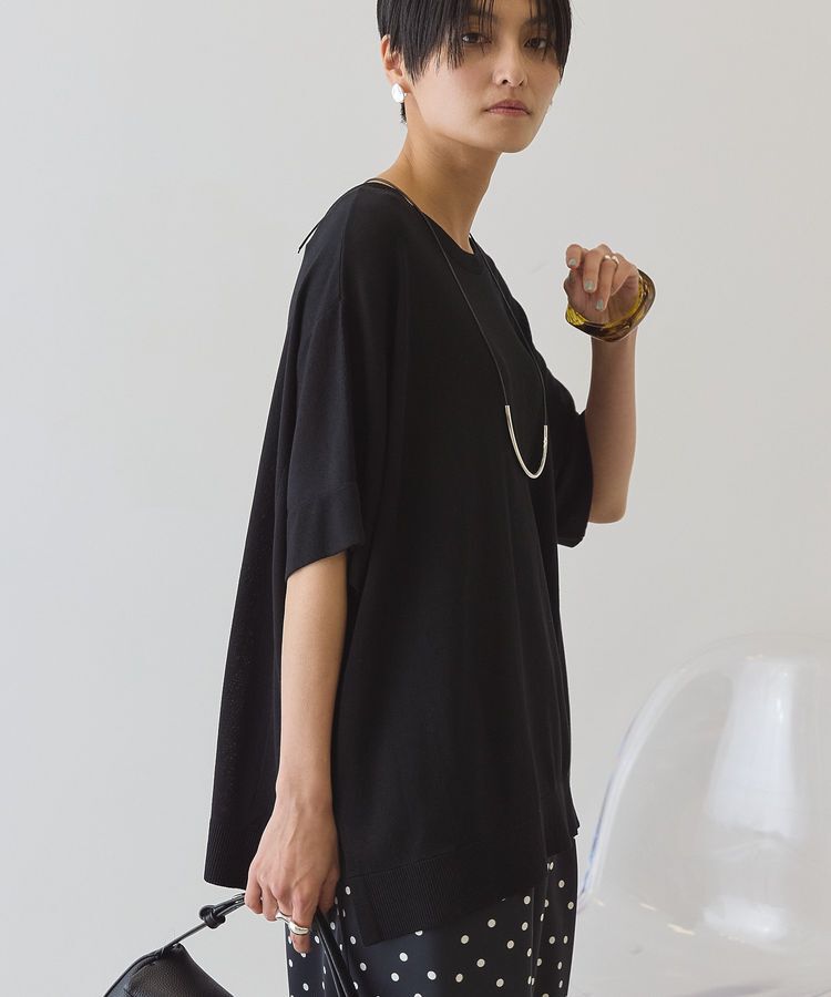 AMERICAN HOLIC「【前後2WAY・接触冷感】ポンチョニット」|ニット・セーター|