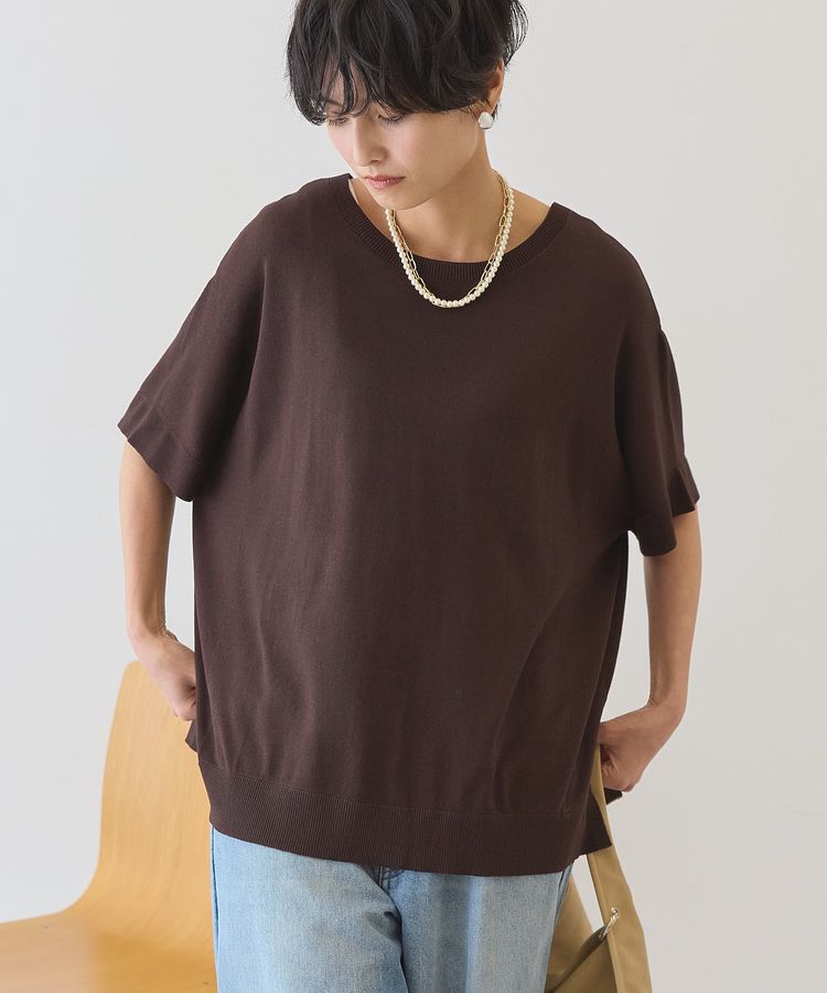 AMERICAN HOLIC「【前後2WAY・接触冷感】ポンチョニット」|ニット・セーター|