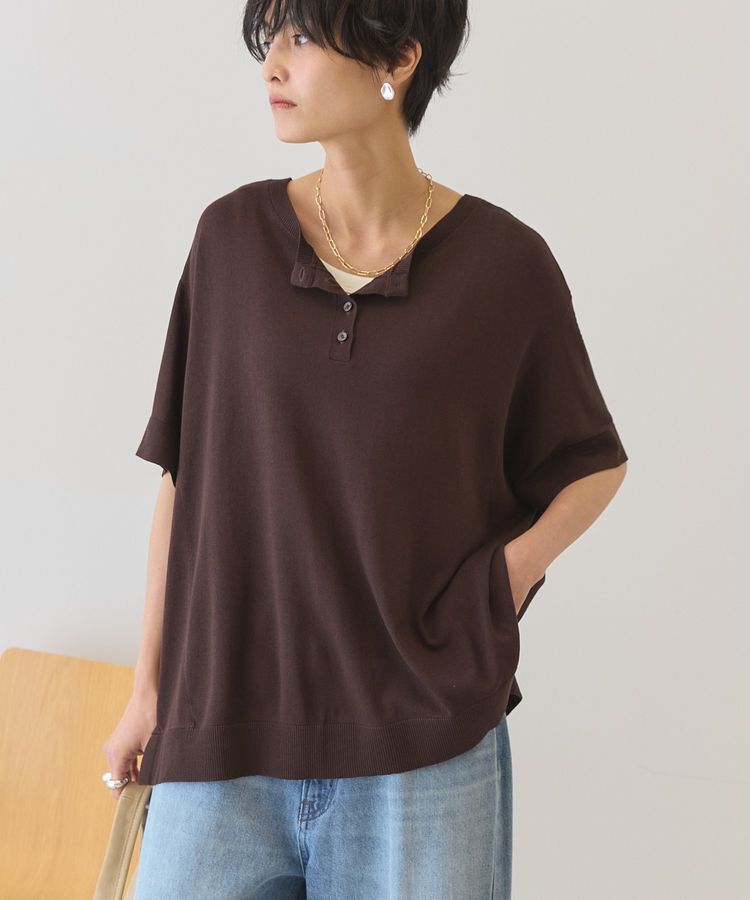 AMERICAN HOLIC「【前後2WAY・接触冷感】ポンチョニット」|ニット・セーター|