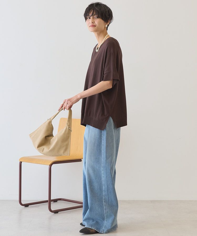 AMERICAN HOLIC「【前後2WAY・接触冷感】ポンチョニット」|ニット・セーター|