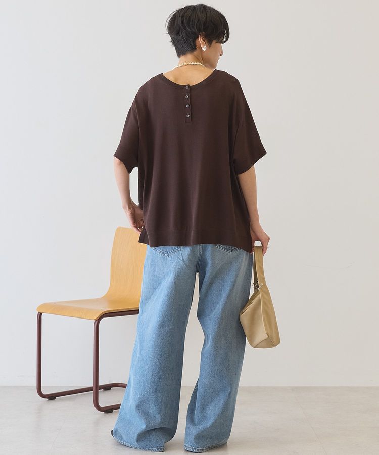 AMERICAN HOLIC「【前後2WAY・接触冷感】ポンチョニット」|ニット・セーター|