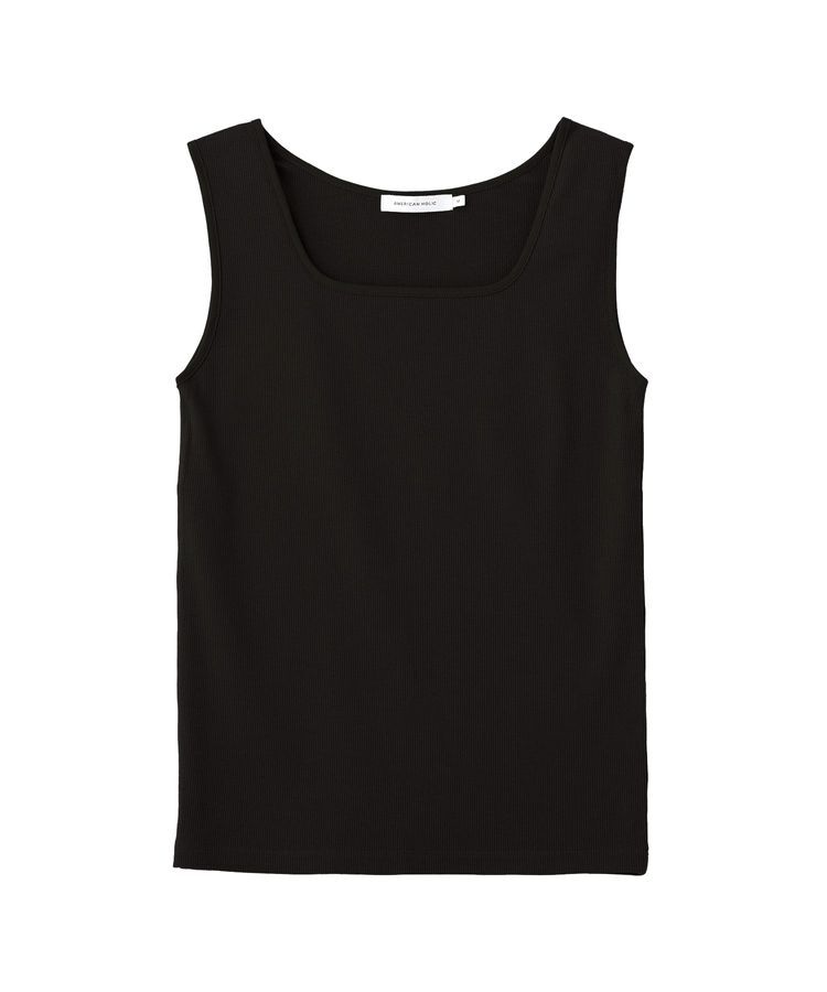 AMERICAN HOLIC「スクエアネックリブタンクトップ」|キャミソール|