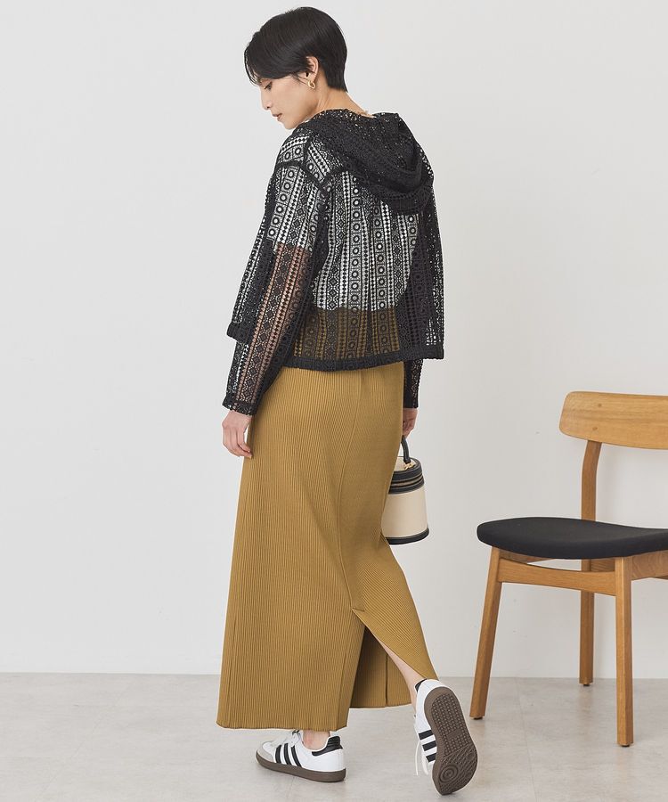 AMERICAN HOLIC「【UVカット】針抜きリブタイトスカート」|タイト|