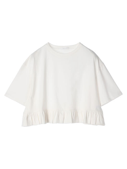 Green Parks「・Petit　Fleur　スソフリルTEE」|Tシャツ・カットソー|