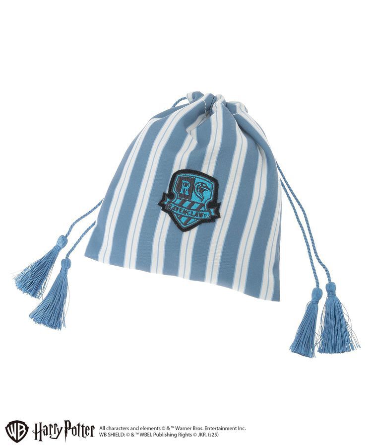 Green Parks「ハリー・ポッター/ストライプきんちゃく」|ポーチ|Blue