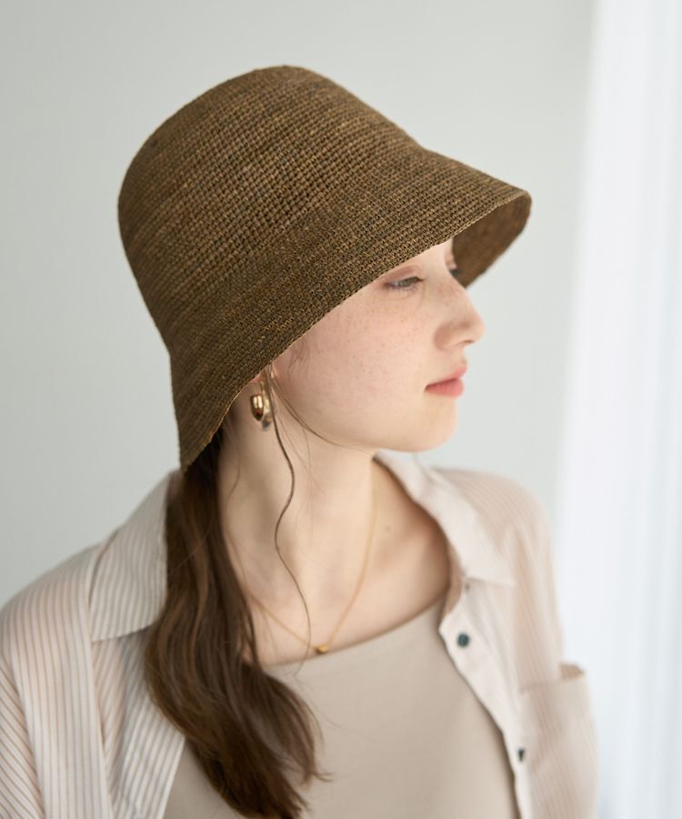 YECCA VECCA「【CONTROL FREAK】ラフィアバケットハット」|その他|