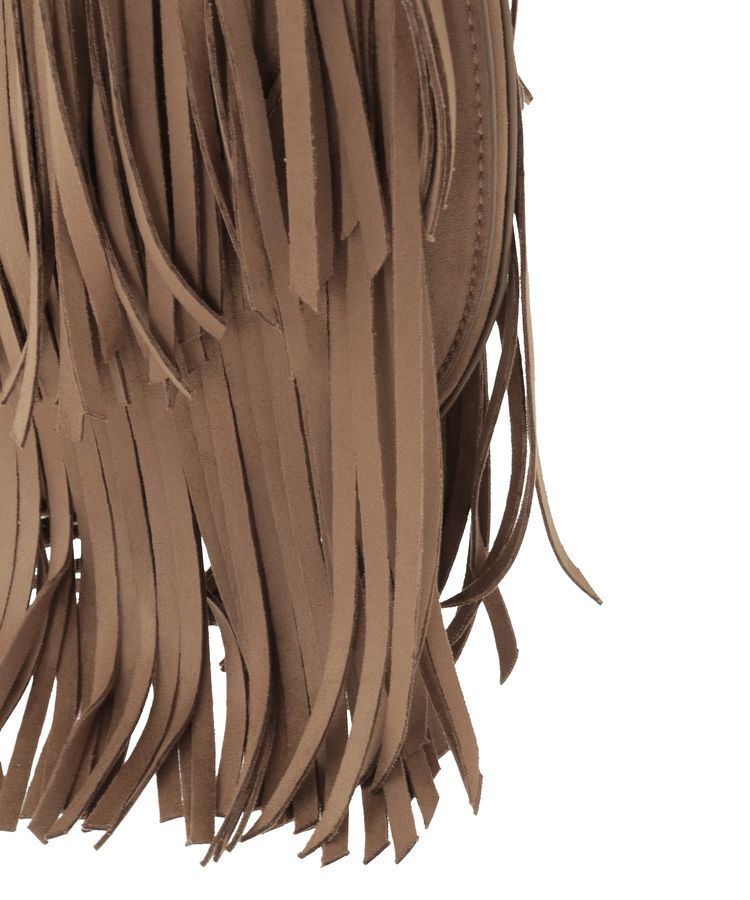 YECCA VECCA「【cache cache】スエードフリンジセミショルダー」|ショルダー・メッセンジャー|