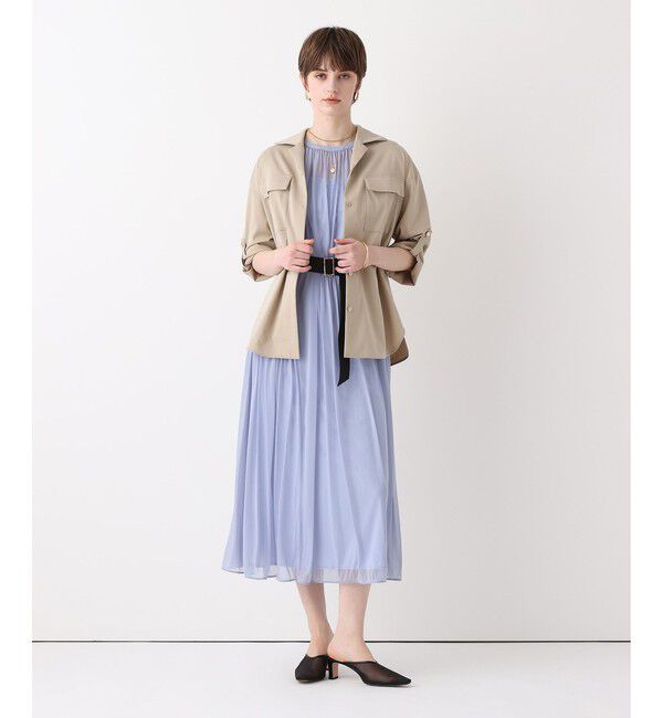 allureville「エスパンディワイドベルトワンピース」|ワンピース|