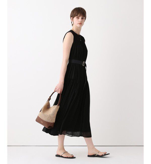 allureville「エスパンディワイドベルトワンピース」|ワンピース|