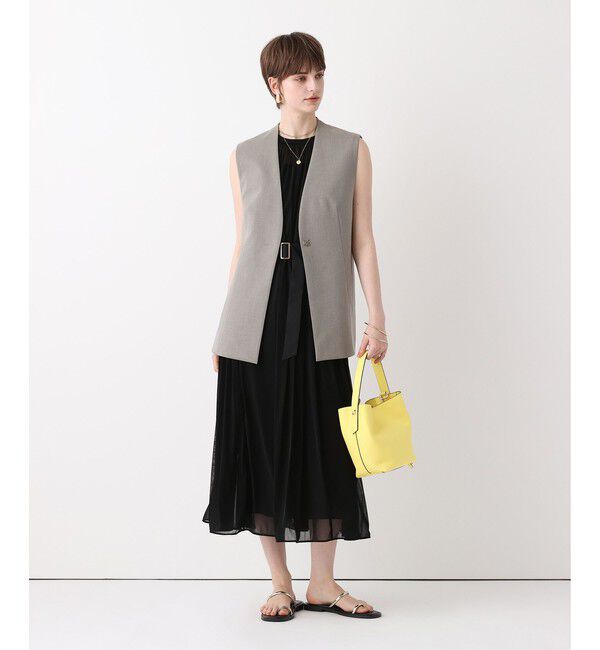 allureville「エスパンディワイドベルトワンピース」|ワンピース|