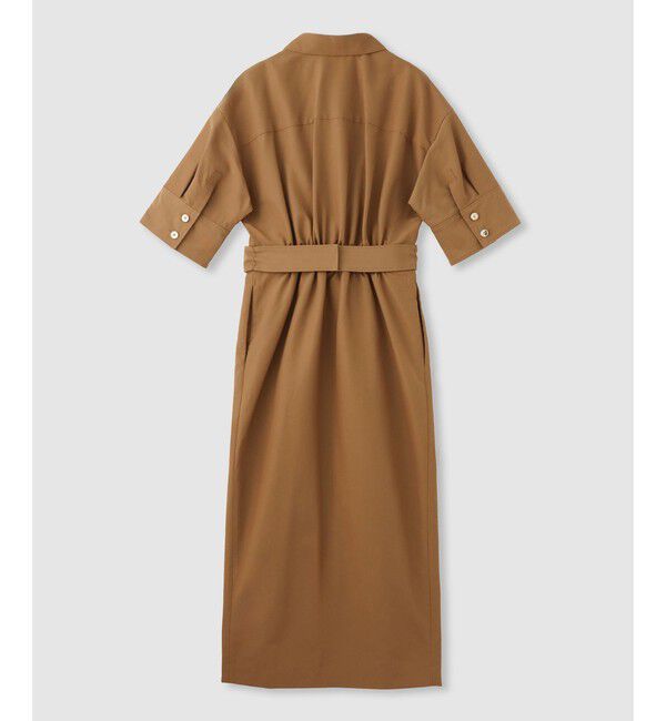 LOULOU WILLOUGHBY「【LOULOU WILLOUGHBY】ナイロンコットンクロスシャツワンピース」|ワンピース|