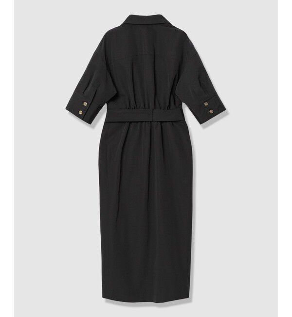 LOULOU WILLOUGHBY「【LOULOU WILLOUGHBY】ナイロンコットンクロスシャツワンピース」|ワンピース|