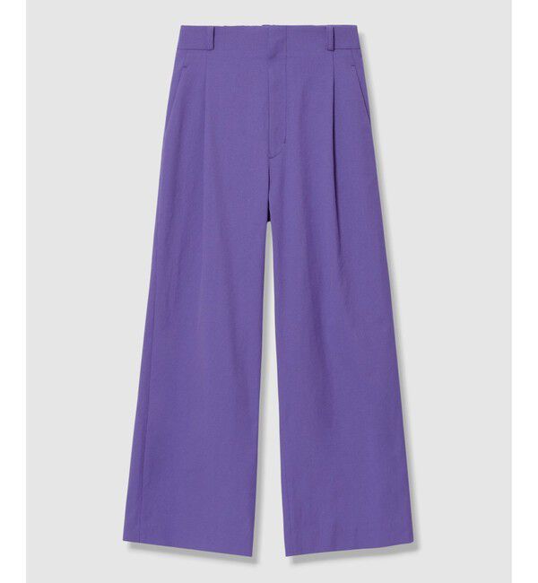 allureville「シェルタリングタックワイドパンツ」|チノ|