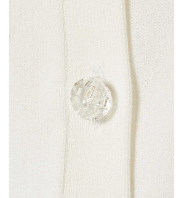 LOULOU WILLOUGHBY「 WEB 一部店舗限定【LOULOU WILLOUGHBY】サンフラワービジューカーディガン」|カーディガン|