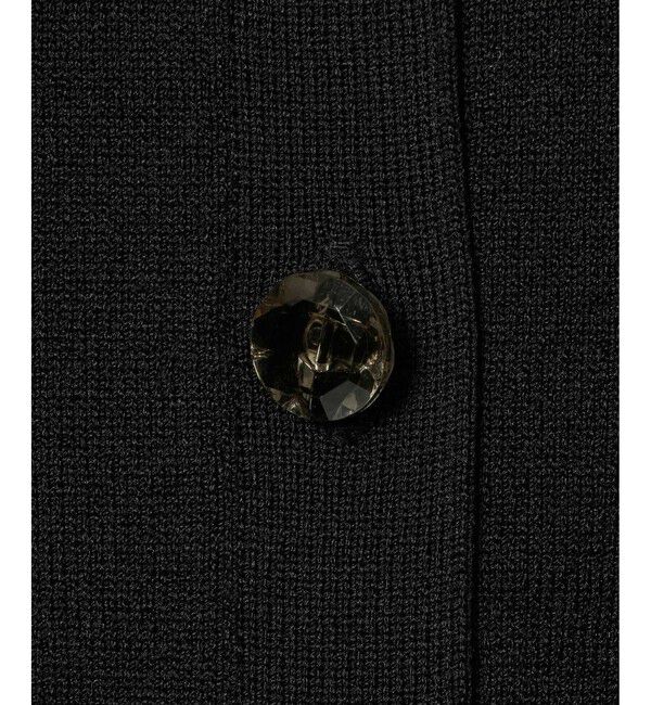 LOULOU WILLOUGHBY「 WEB 一部店舗限定【LOULOU WILLOUGHBY】サンフラワービジューカーディガン」|カーディガン|