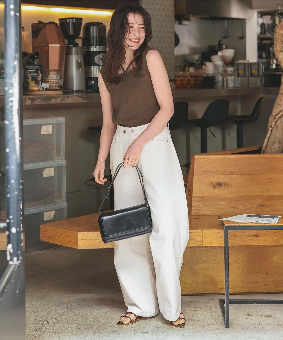 titivate「前後2wayデザインリブタンクトップ」|タンクトップ|