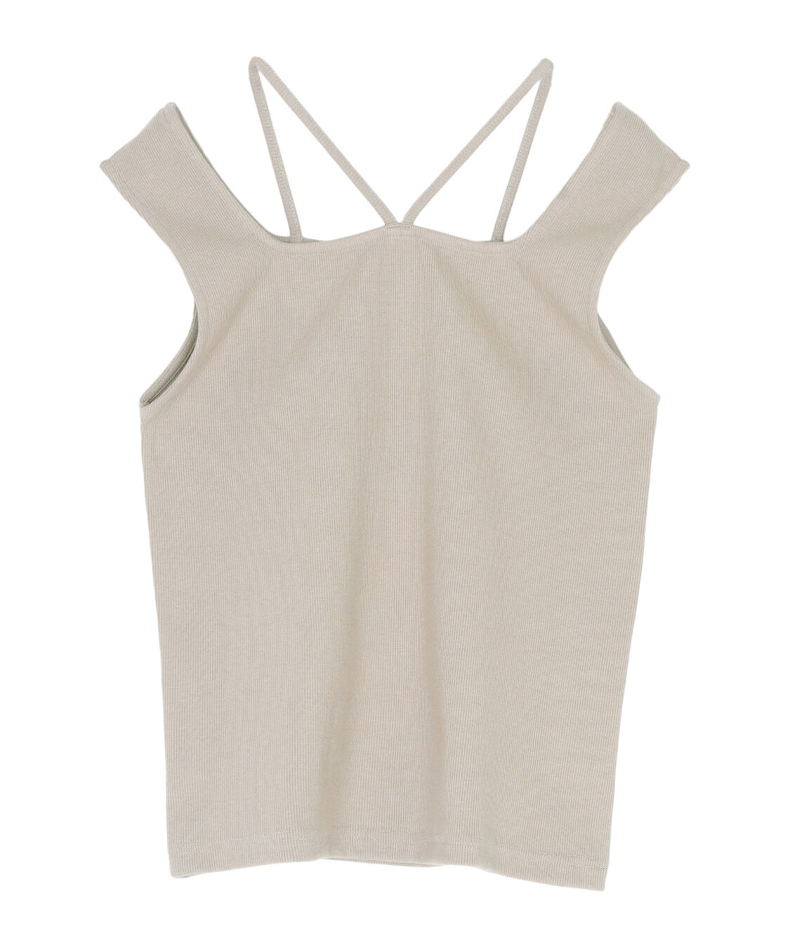 titivate「前後2wayデザインリブタンクトップ」|タンクトップ|
