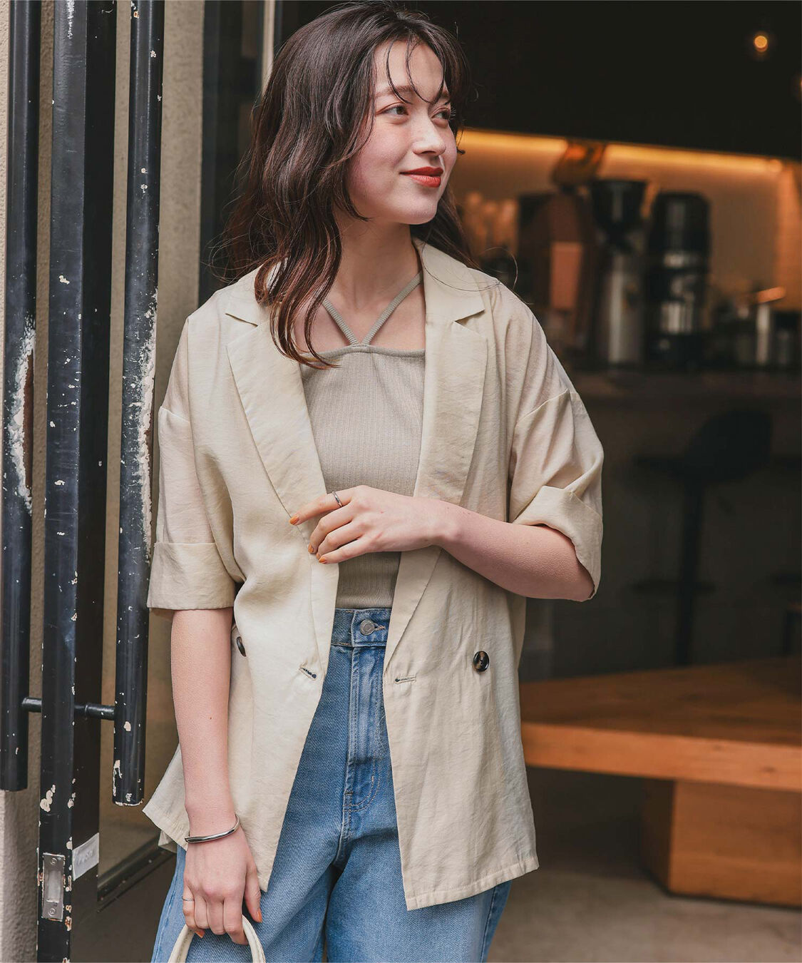 titivate「前後2wayデザインリブタンクトップ」|タンクトップ|