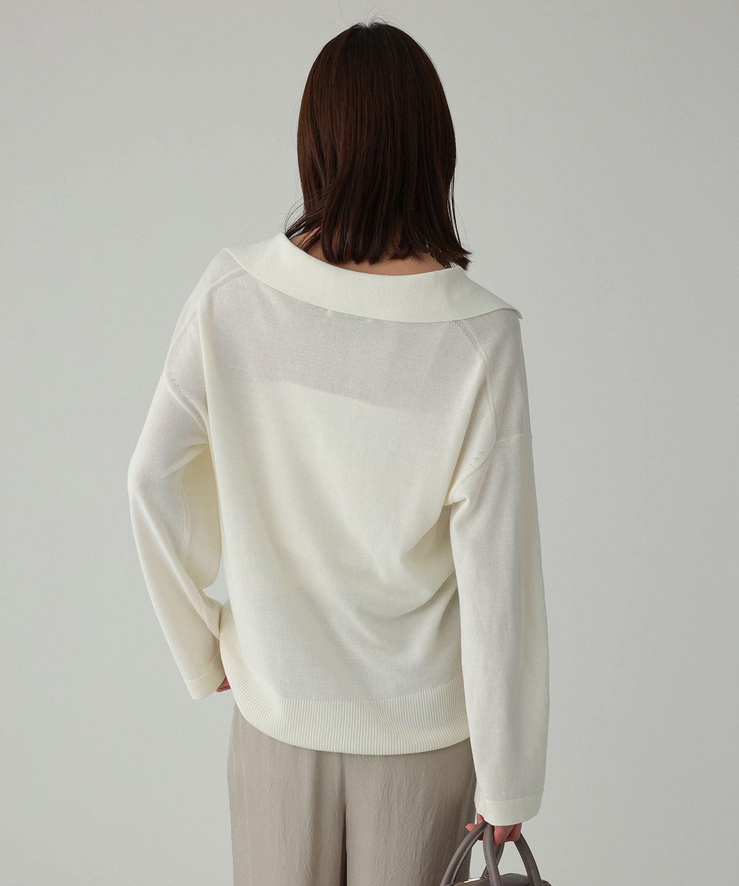 BABYLONE「セーラースキッパープルオーバー」|ニット・セーター|