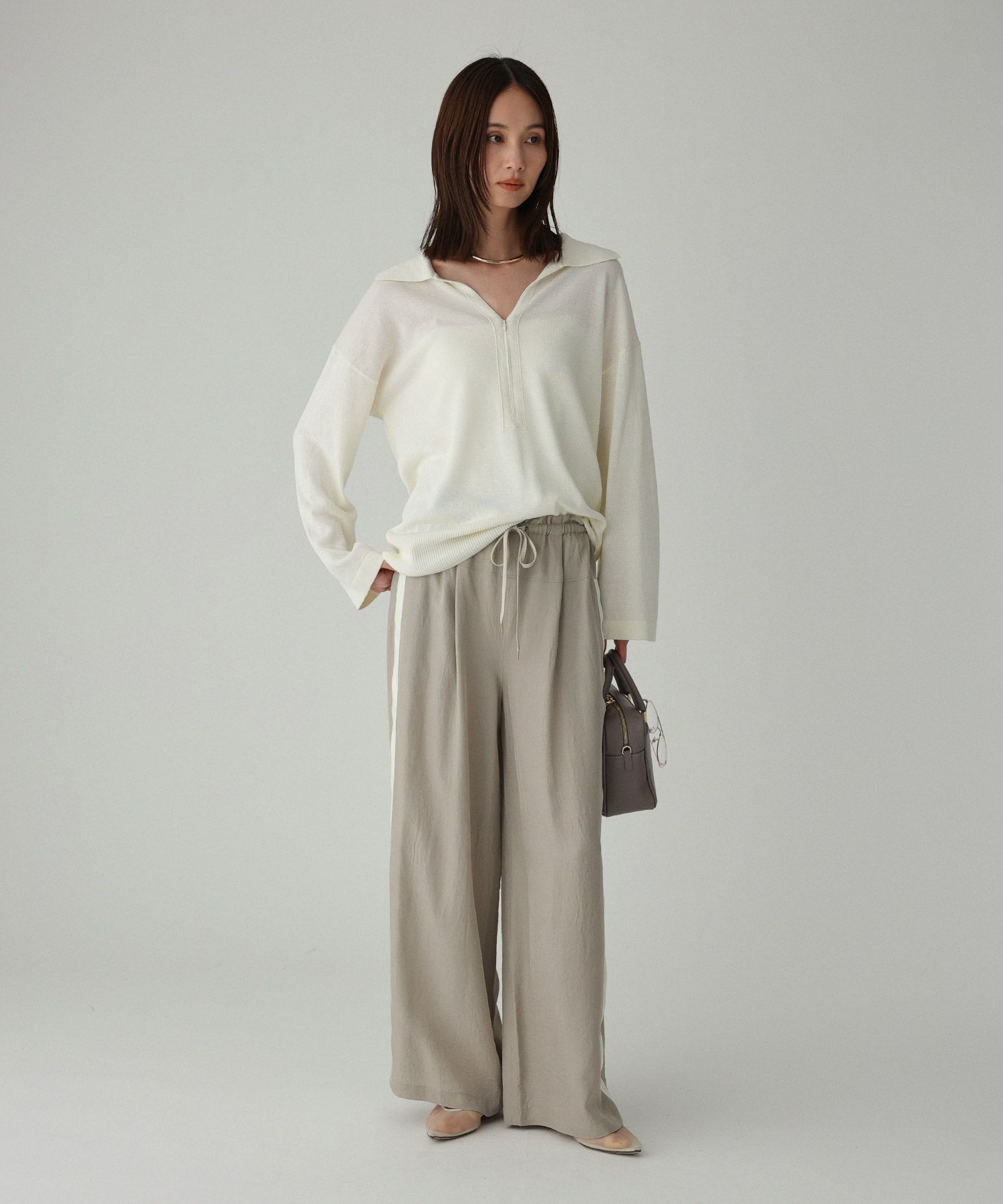 BABYLONE「セーラースキッパープルオーバー」|ニット・セーター|