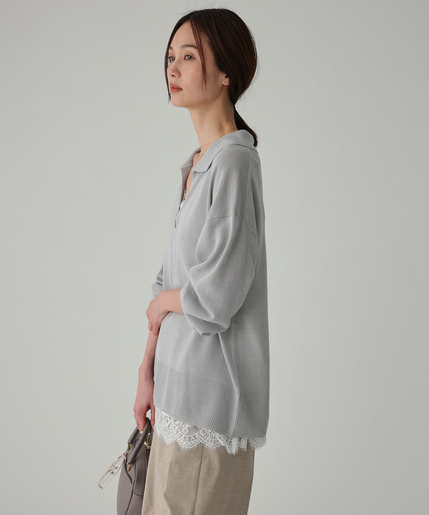 BABYLONE「セーラースキッパープルオーバー」|ニット・セーター|