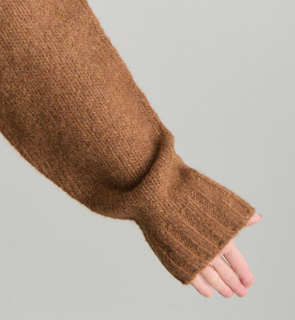  「アルパカ混ニットカーディガン」|カーディガン|