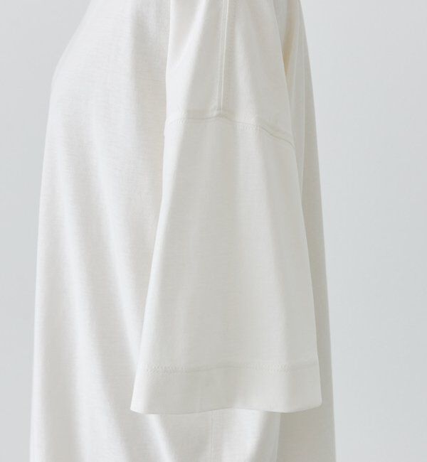  「【汗ジミ防止加工】ワンポイントロゴ刺繍Tシャツ」|Tシャツ・カットソー|