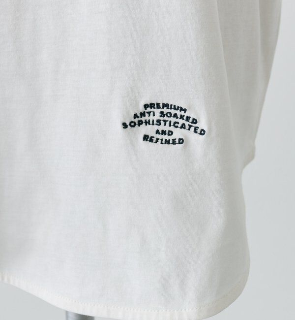  「【汗ジミ防止加工】ワンポイントロゴ刺繍Tシャツ」|Tシャツ・カットソー|