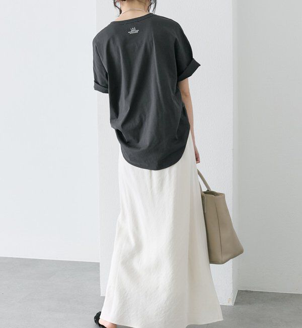  「【汗ジミ防止加工】ワンポイントロゴ刺繍Tシャツ」|Tシャツ・カットソー|