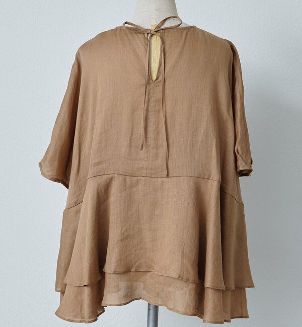  「【＠sein___000企画/リバイバル/新色】ラミー2枚重ねペプラムブラウス」|シャツ・ブラウス|