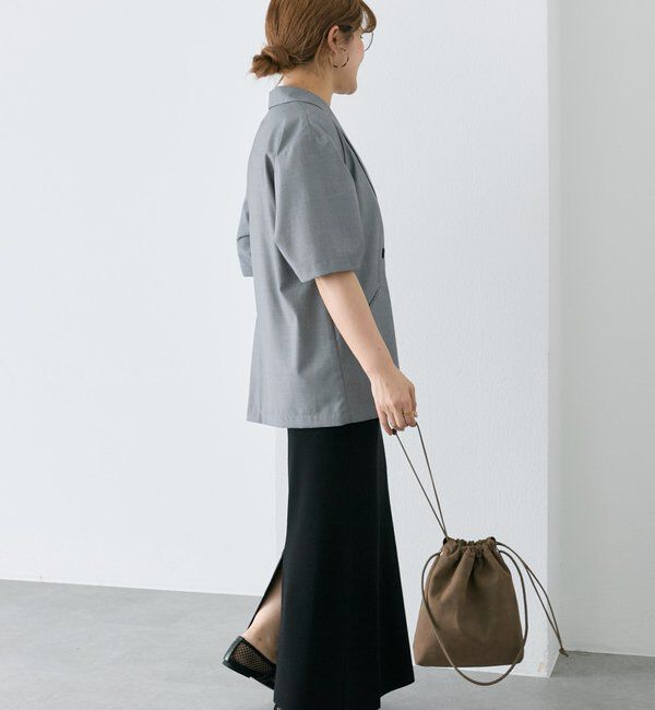  「【＠noricorico102】ハーフスリーブダブルデザインテーラードジャケット」|テーラードジャケット|