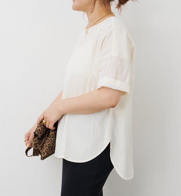  「【＠noricorico102企画/リバイバル】キレイ見え万能Tブラウス」|シャツ・ブラウス|