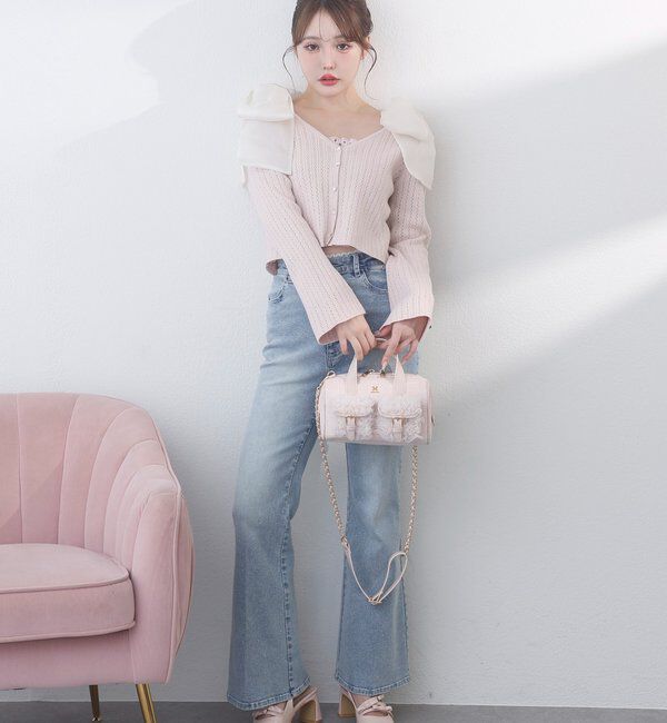  「チュールポケットミニボストンバッグ」|ショルダー・メッセンジャー|