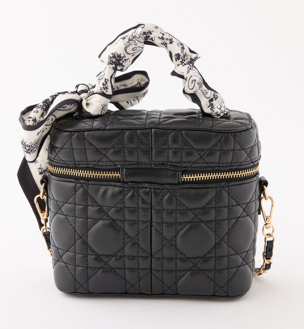  「ギャザーリボンハンドルバニティバッグ」|ショルダー・メッセンジャー|