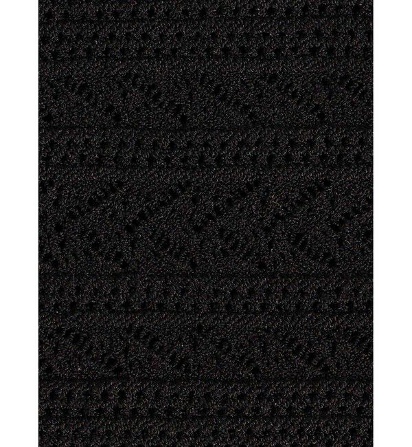 MIDIUMISOLID「MIDIUMISOLID for Ladies レース編みタイトプルオーバー」|ニット・セーター|