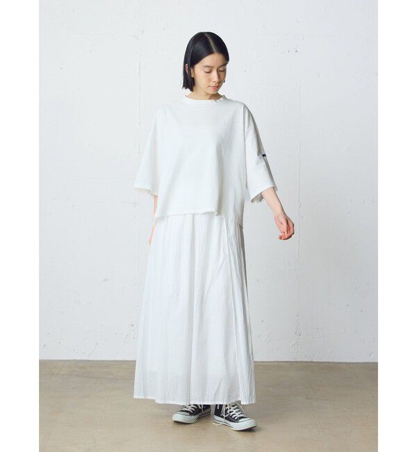 MidiUmi「MidiUmi モックネックワイドプルオーバー」|Tシャツ・カットソー|