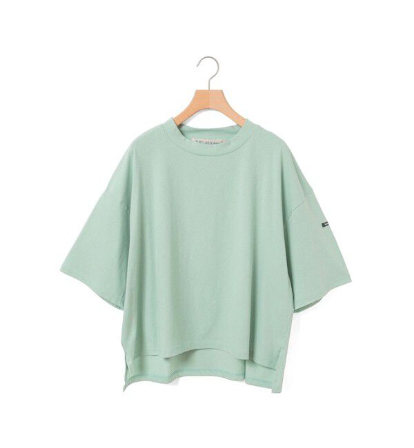 MidiUmi「MidiUmi モックネックワイドプルオーバー」|Tシャツ・カットソー|ミント