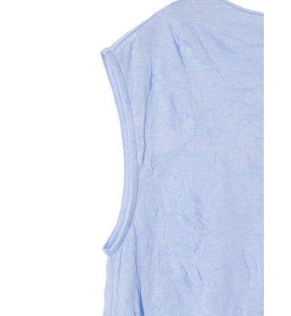 MIDIUMISOLID「MIDIUMISOLID for Ladies シースルーハイネックノースリーブインナー」|Tシャツ・カットソー|