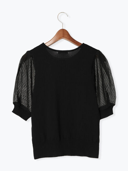 Te chichi「ウェーブシアースリーブニットプルオーバー」|ニット・セーター|