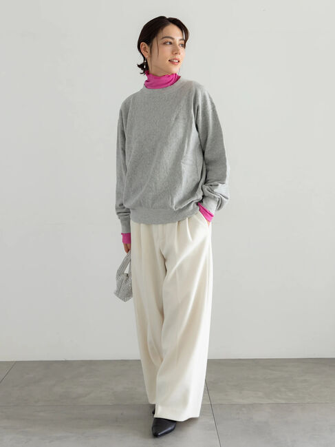 Te chichi「CHAMPION ワンポイント刺繍スウェット」|Tシャツ・カットソー|