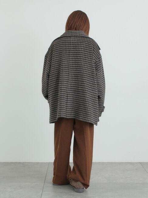 Samansa Mos2「【帯電防止裏地】ツータックストレートパンツ《M/Lサイズ》」|その他|