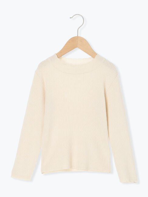 Samansa Mos2 Lagom「【マシンウォッシャブル】ハイネックリブニット」|ニット・セーター|キナリ