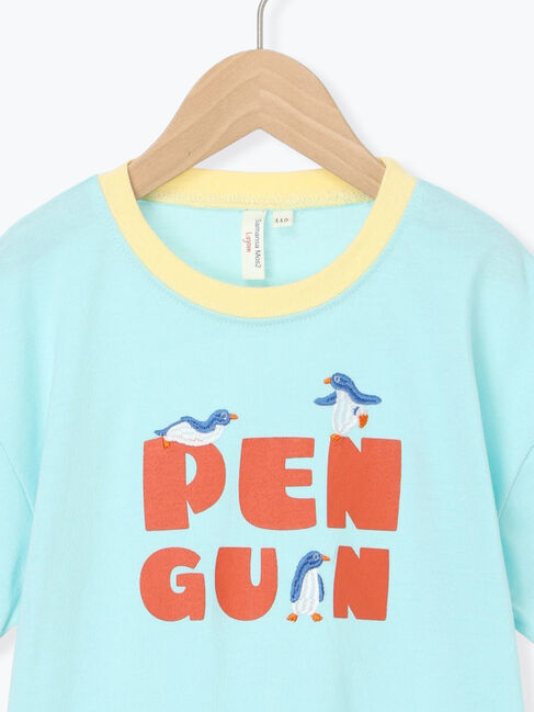Samansa Mos2 Lagom「【吸水速乾】ペンギンロゴTシャツ」|Tシャツ・カットソー|
