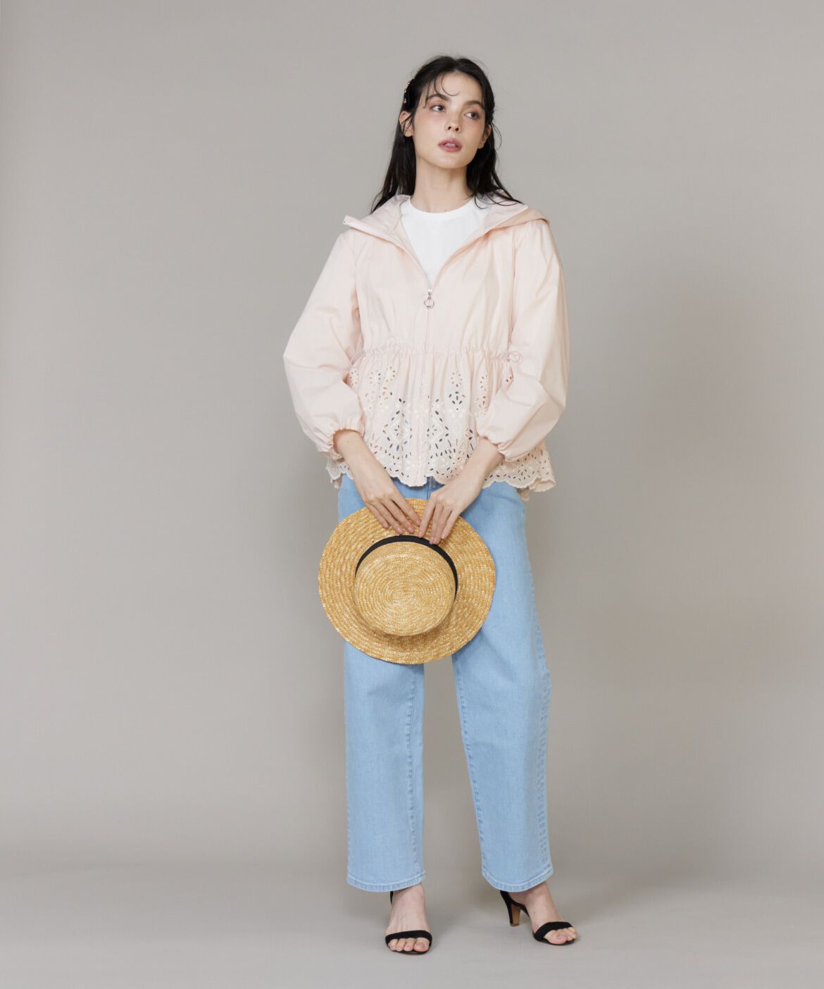 Maglie le cassetto「《大きいサイズ》ラッシュガードレースブルゾン《M Maglie le cassetto》」|その他|