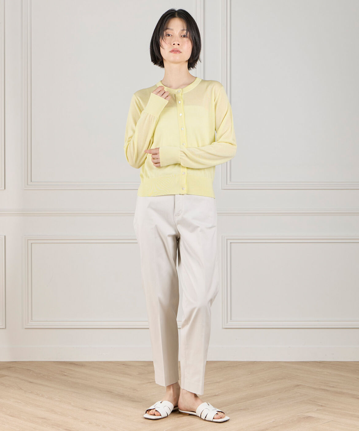 DAY by DAY it&rsquo;s international「ベーシックコットンパンツ《ギャバストレッチ》」|スラックス|