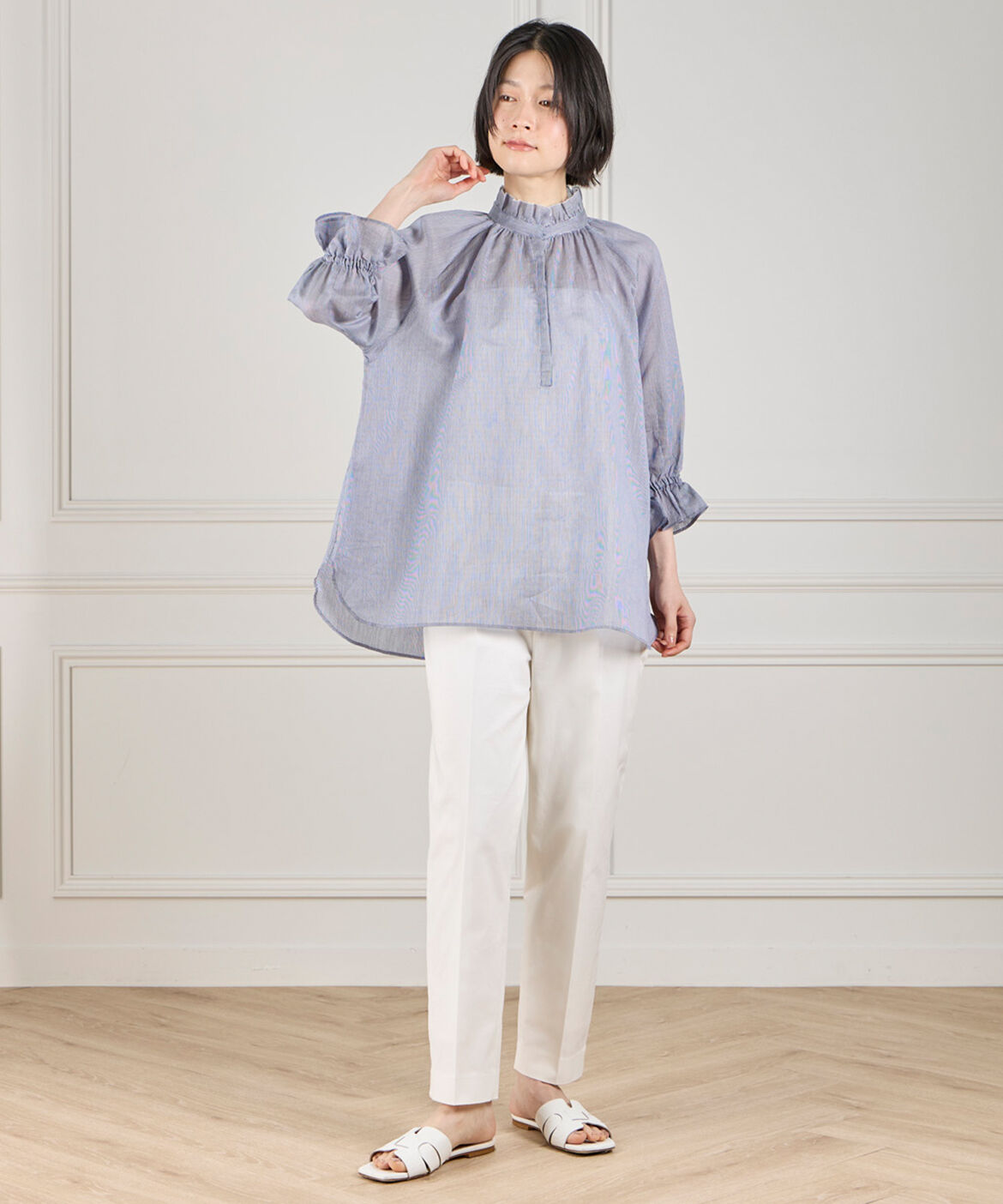 DAY by DAY it&rsquo;s international「ベーシックコットンパンツ《ギャバストレッチ》」|スラックス|