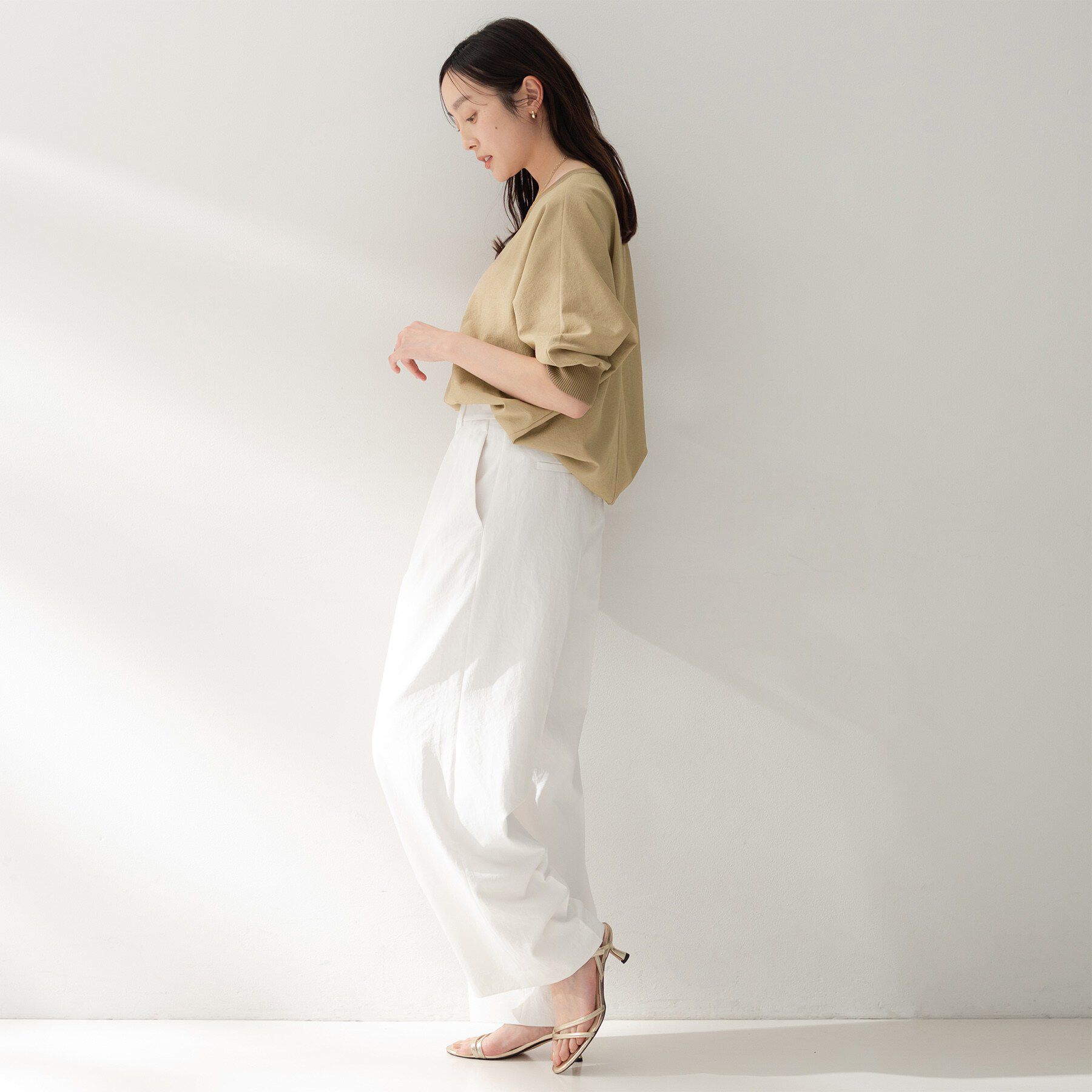 UNTITLED「【吸水速乾/UVカット】ドルマンスリーブプルオーバー」|シャツ・ブラウス|