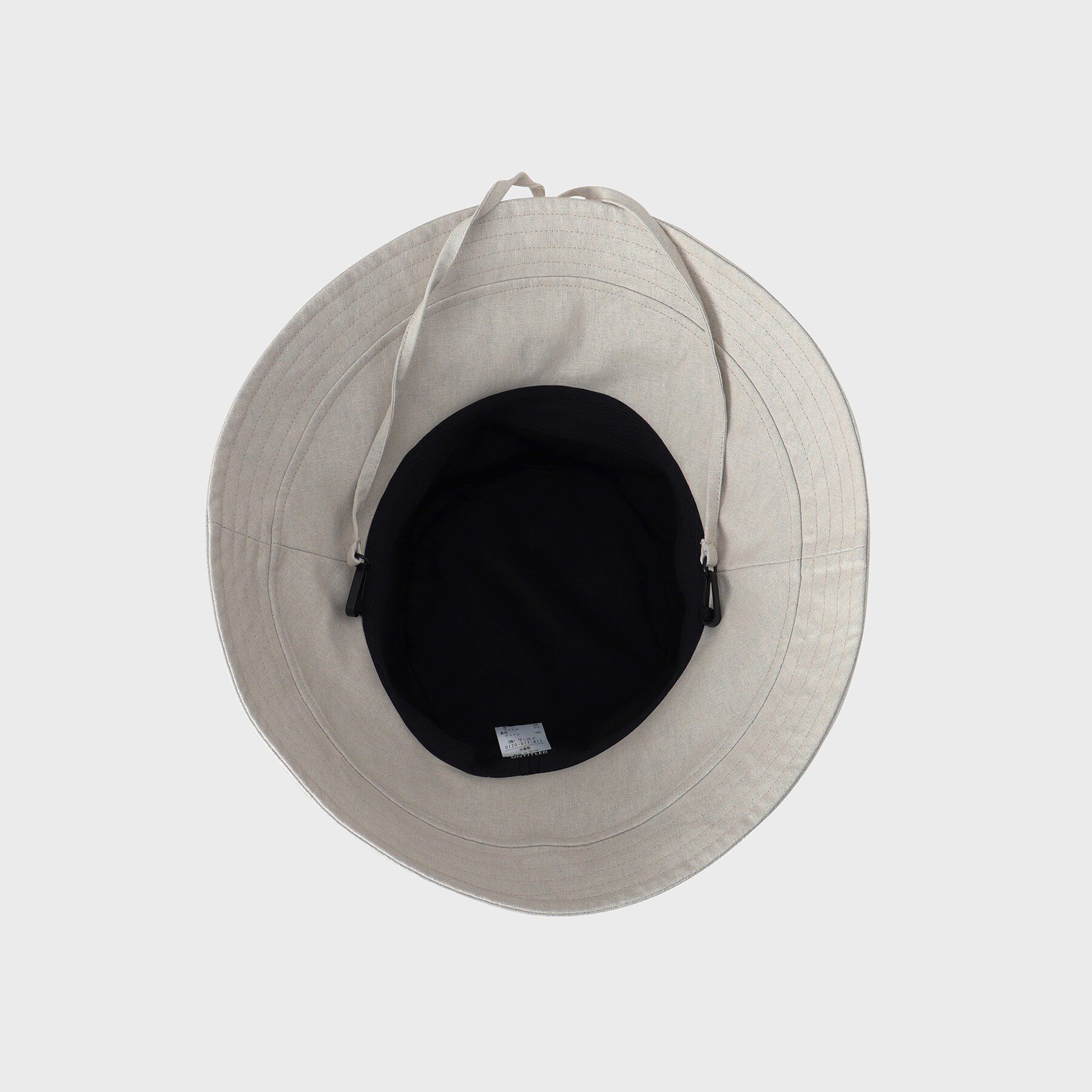 UNTITLED「【遮熱・UV】リネンブレンドつば広HAT」|ハット|