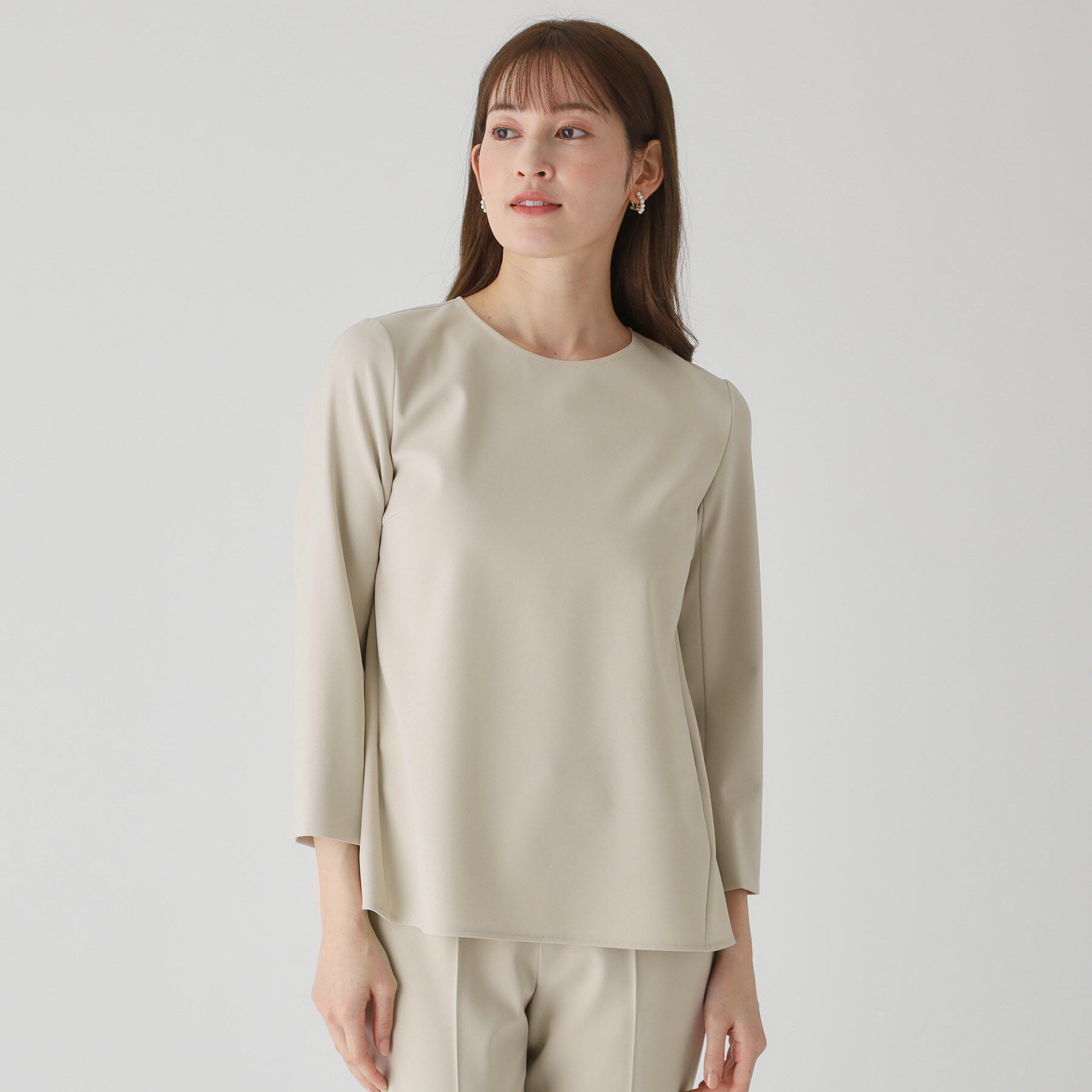 COUP DE CHANCE「【洗える／撥水加工】Aラインブラウス」|シャツ・ブラウス|